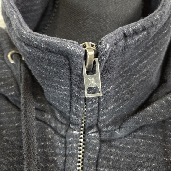 Hurley Men's Black Hooded Jacket Size L - Picture 4 of 8